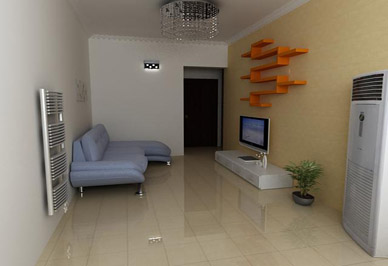 星欧平台客厅安装效果图 